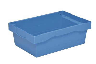 Пластиковий трапецієподібний контейнер 600х400х200 мм без кришки