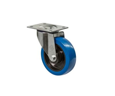 Колесо з поворотною опорою та кріпильним майданчиком