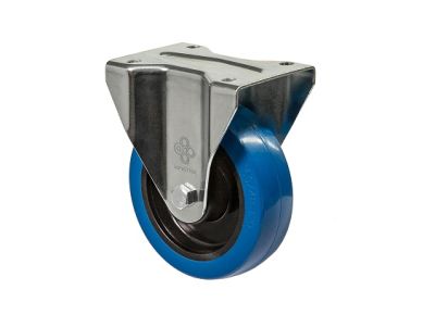 Колесо з неповоротною опорою та майданчиком