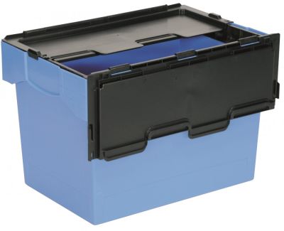 Пластиковий контейнер 600х400х415 мм з кришкою 