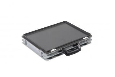 Пластиковий кейс з посиленою ручкою 400х300х80 мм