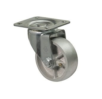 Колесо із чавуну поворотне з кріпильним майданчиком "Medium"