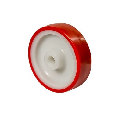 Колесо без опори та підшипника, з втулкою ковзання