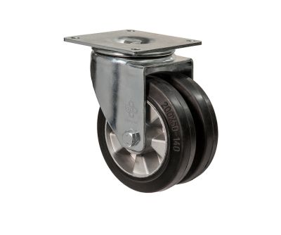 Колесо посилене здвоєне поворотне з майданчиком "Twin Medium"