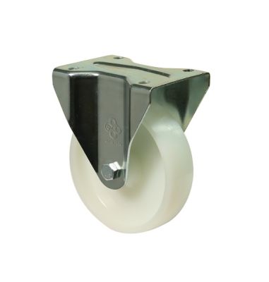 Колесо з неповоротною опорою та майданчиком