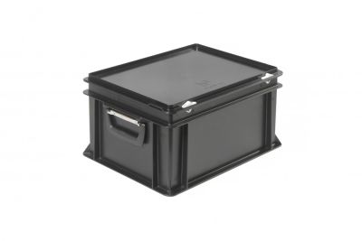 Пластиковий кейс антистатичний з двома ручками 400х300х235 мм