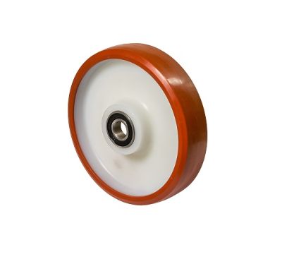 Колесо збільшеної міцності без опори з кульковим підшипником