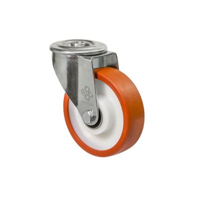 Колесо з поворотною опорою та кріпильним отвором "Norma"