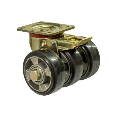 Колесо потрійне поворотне з майданчиком та гальмом "Medium Top Special 3"