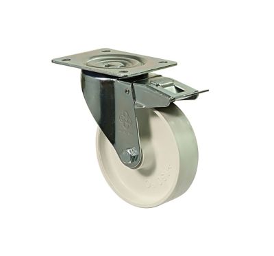 Колесо поворотне з майданчиком та гальмом