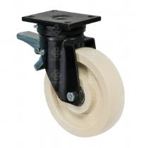 Колесо поворотне з гальмом для важких вантажів