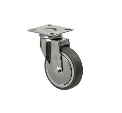 Колесо поворотне з кріпильним майданчиком