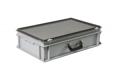 Пластиковий кейс з однією посиленою ручкою 600х400х185 мм