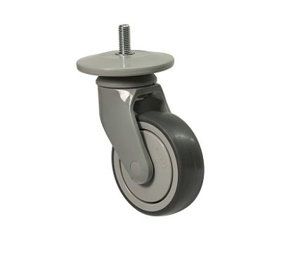 Колесо поворотне зі стрижнем з різьбленням