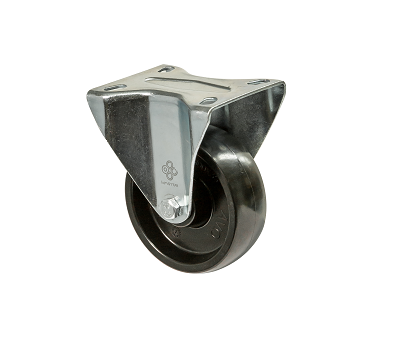 Колесо термостійке неповоротне з майданчиком