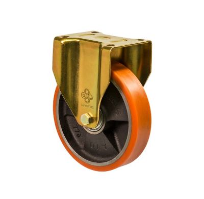 Колесо посилене неповоротне з кріпильним майданчиком \"Medium Top\"