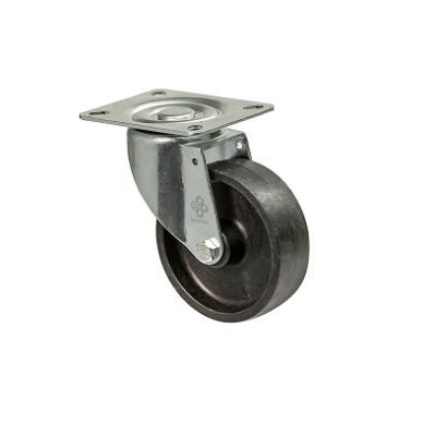 Колесо термостійке поворотне з майданчиком