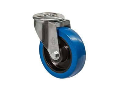 Колесо з поворотною опорою та отвором