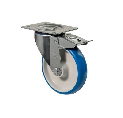 Колесо поворотне з майданчиком та гальмом