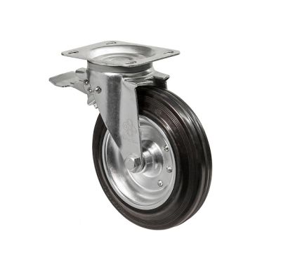 Колесо поворотне з майданчиком та гальмом