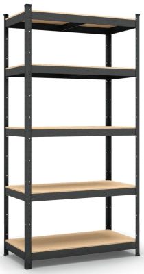 Стелаж металевий фарбований Бюджет ДСП 