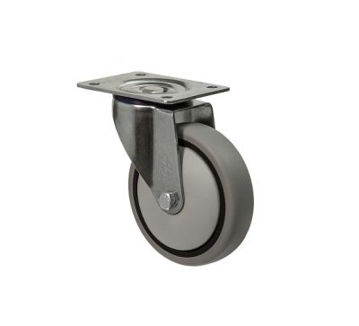 Колесо поворотне з кріпильним майданчиком