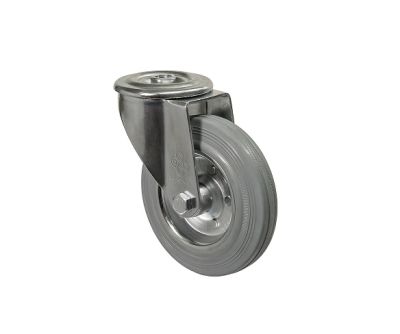 Колесо з поворотною опорою та отвором