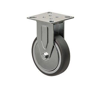 Колесо неповоротне з кріпильним майданчиком