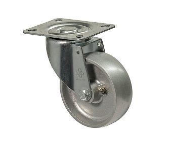 Колесо алюмінієве з поворотною опорою та кріпильним майданчиком Thermo Lux