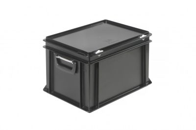 Пластиковий кейс антистатичний з двома ручками 400х300х290 мм