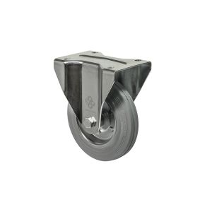 Колесо з неповоротною опорою та майданчиком