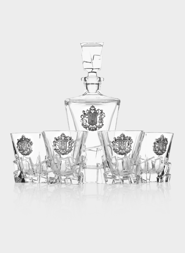 Елітний подарунковий набір для віскі (+4)